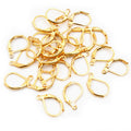 D Shaped Leverback Earring Hooks in Mixed Metal Finishes view 3