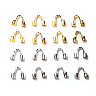 Image 1 showing stainless steel u-shaped wire guardians in five sizes and two tones in the pictured colors and forms