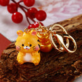 Twelve Zodiac Animal Ingot Keychains with One Assorted Style Option view 2