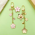 Rose, Blossom and Flower Charm Keychains in 21 Pictured Variations for Bags and Keys view 2