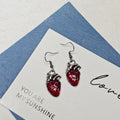 Gothic Heart Wing Alloy Drop Earrings 5 Dark Styles view 6