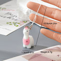 Flocked Alpaca Sheep Phone Strap Charms Lobster 14 Styles view 10