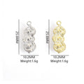 Pearl Pea Pod Charms in Gold and Silver Tones, Two Finishes view 2