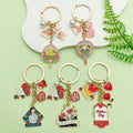 Rose, Sunflower and Flower Charm Keychains Featuring Red Heart Across 50 Variations view 4