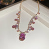 Pink Drop Necklace