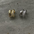 Layered Sculptural Ear Cuffs in Gold and Silver Tones view 3