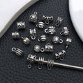 Antique Silver Three-Way Bail Jewelry Findings with 16 Listed Options view 3