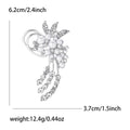Pearl And Crystal Grape Cluster Brooch In Two Metal Tones view 7