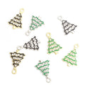 Crystal Christmas Tree Jewelry Components For DIY Earrings And Bracelets Charms view 2