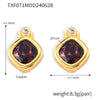 Deep Rose Earrings