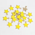 Small Enamel Star Charms in Nine Color Styles for Jewelry view 10