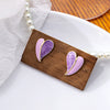 Purple Half Heart