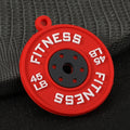 Fitness Weight Plate PVC Charm Pendant Barbell Design Ten Colors view 10