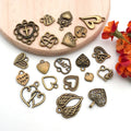Gold-Tone Heart Metal Charms with 26 Listed Options view 4