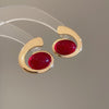 Red Small Studs