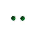 Thirteen Color and Size Mini Round Faceted Stud Earrings view 5