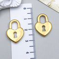 Gold-Tone Heart Metal Charms with 7 Listed Options view 8