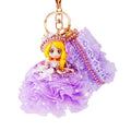 Jeweled Ballgown Princess Doll Keychains in Eight Dress Colorways view 5