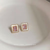 Pink Shell Stud