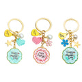Mother's Day Floral Keychains and Charm Set in 25 Options view 5