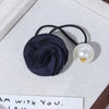 Navy Rose Tie