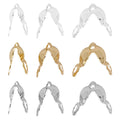 Double Loop Fold Over Cord End Clasps Jewelry Findings view 5