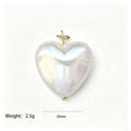 Ten Gold Tone Ocean Heart Butterfly Pendants And Bikini Clasps view 8