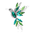 Bird Crystal Five Designs Metal Brooch Pin for Jackets and Lapels view 8