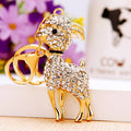 Jeweled Sheep and Goat Keychain Collection in Thirteen Options view 10