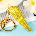 Jeweled Chili Pepper Keychains in Four Colors and Crowned Styles view 4