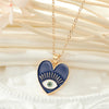 Navy Heart Eye