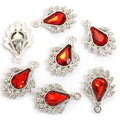 Polished Gold Silver Teardrop Alloy Charms in 16 Styles view 9