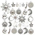 Alloy Metallic Moon and Sun Metal Charms with 22 Listed Options view 1