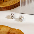 Magnetic Crystal Look Ball No Piercing Stud Earrings view 3