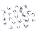 Stainless Steel Bead Chain Clamshell Tips in Three Sizes view 1