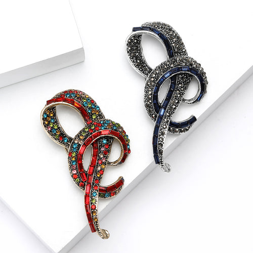 Crystal ribbon loop in a second product view