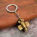 Vintage Airplane Alloy Keychain Gift Accessory for Car Keys
