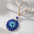 Round Printed Evil Eye Cord Loop Hanging Ornaments in Seventeen Designs view 6