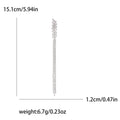 Rhinestone Wheat Ear Tassel Brooch Six Color Styles Long Drop view 6