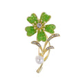 Gold Tone Silver Tone Flower Seven Designs Metal Brooch Pin view 8