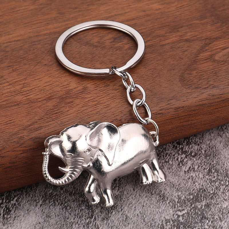 Vintage Animal Metal Keychain, Backpack Pendant and Gift Key Ring Charm