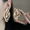 Hammered Gold Ovals