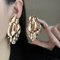 Thirty-Four Gold and Silver Sculptural Statement Earrings view 11