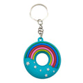 Rainbow Soft Donut Keychain Four Color Star Styles view 9