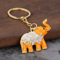 Creative Elephant Zinc Alloy Keychain Bag Charm Gift Accessory