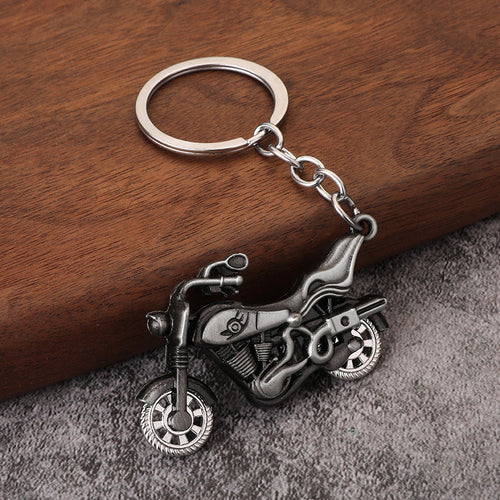 Cartoon Motorcycle Alloy Keychain Bag Charm Gift Accessory