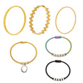Magnetic and Hinged Bracelet Collection in Eight Metal Finishes view 5