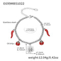 Colorful Fruit Pepper and Sun Charm Bracelets in Five Styles view 10