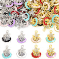 Crystal-Accented Gold Silver Starfish Alloy Charms in 12 Styles view 4