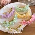 Fabric Bell Flower Gold Arch U Pin Hairpins Four Colors view 2